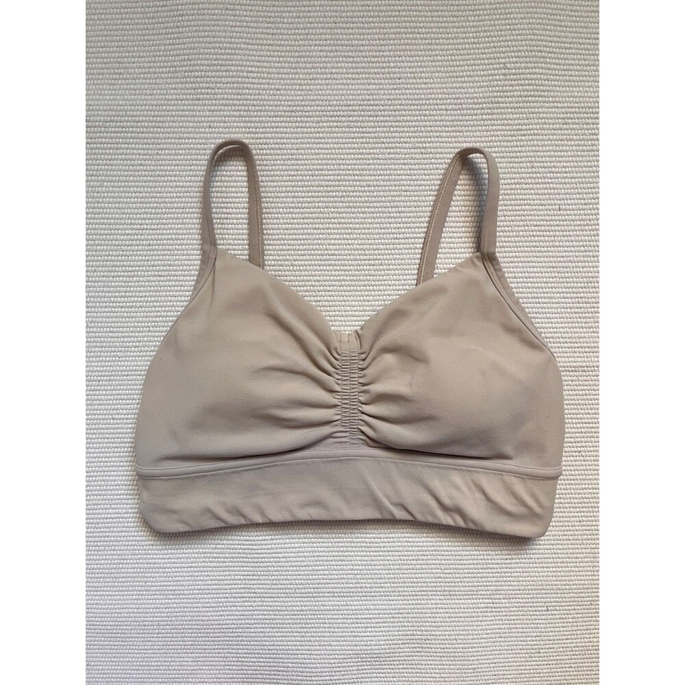 Lululemon Nulu Front-Gather Yoga Bra B/C Cup in Prosecco Size US 8